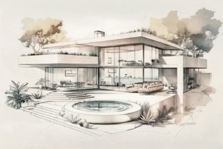 Nicollier Wellness Spa dessins bureau d'étude projets privés publics architecture du paysage