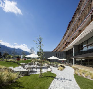 Jardin d'hotel Nicollier