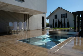 Inspirations terrasse coulissant pour spa Nicollier