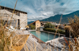 Inspirations de piscine avec revetement en béton apparent Nicollier