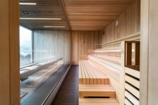 Sauna panorama dans hôtel