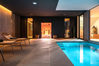 inspiration de piscine intérieure renovation spa Nicollier