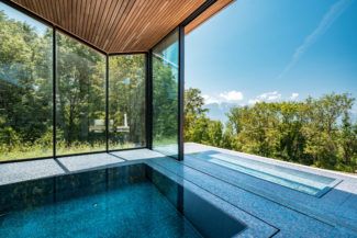 inspiration de piscine intérieure spa Nicollier