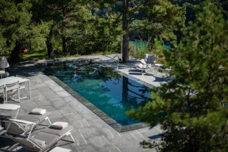Nicollier Inspiration piscine revêtement Carrelage mosaïque pierre naturelle rénovation