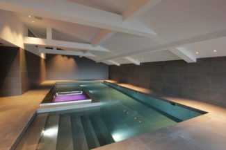 inspiration de piscine intérieure spa Nicollier