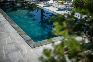 Nicollier Inspiration piscine revêtement Carrelage mosaïque pierre naturelle rénovation