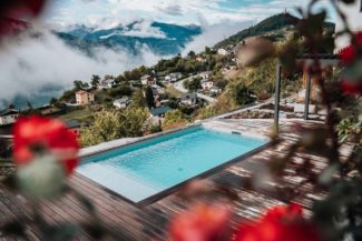 Une piscine dans un cadre alpin Nicollier