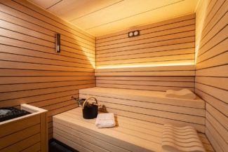 Un sauna au design italien Nicollier