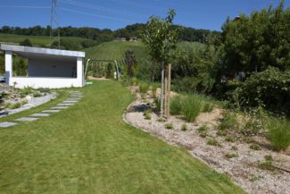 Un jardin familliale et moderne Nicollier