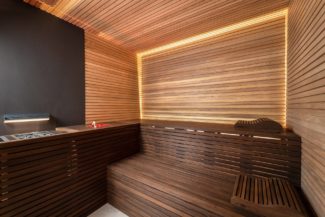 Un sauna au design italien Nicollier