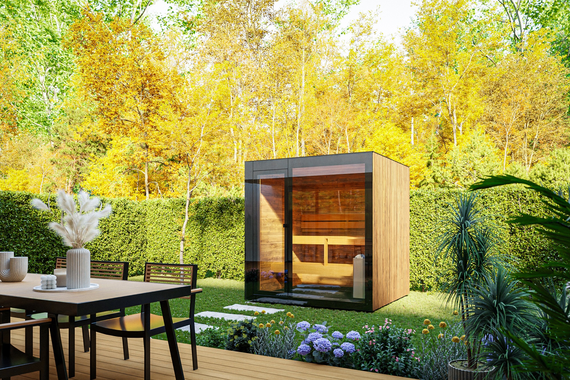 Sauna extérieur