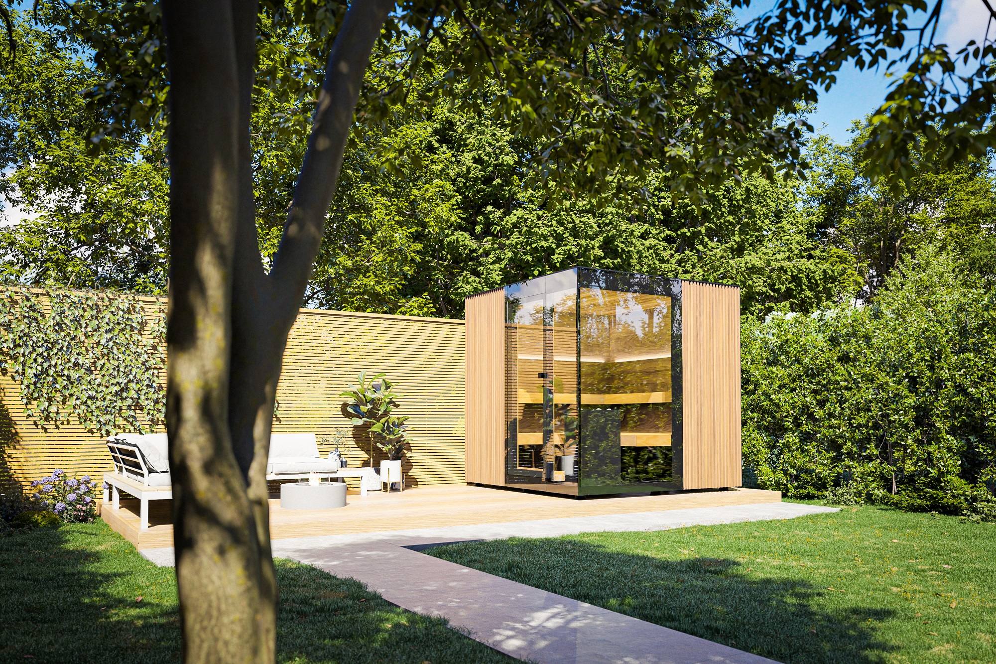 Sauna extérieur sur mesure