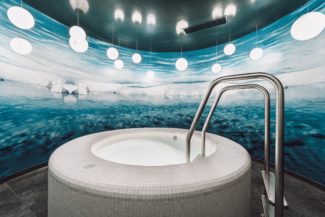 Bain froid professionnel pour hôtel et spa dans un espace wellness